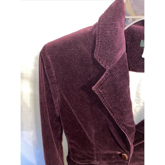 J. Crew Women’s Corduroy Blazer Size 6 Purple Going Out Party Fun Dressy - Picture 5 of 12
